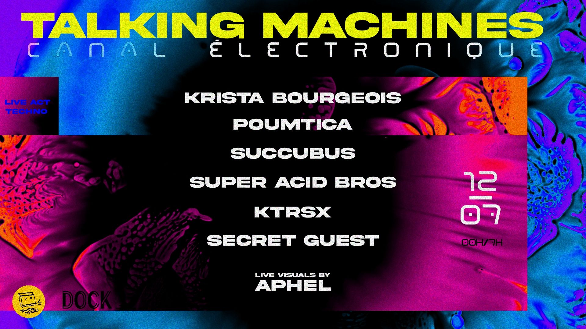Le Canal Electronique flyer