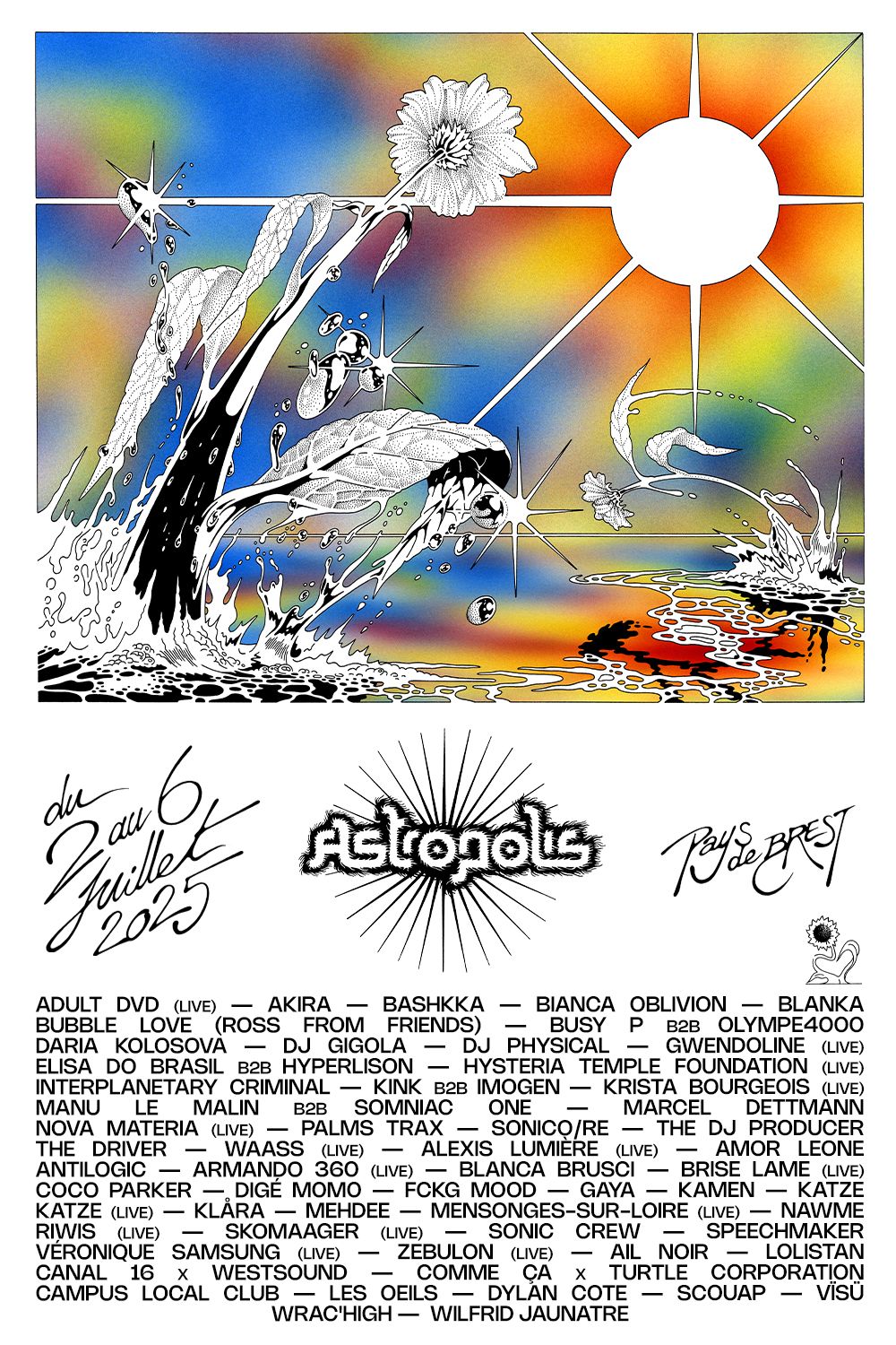 Astropolis 2025 flyer