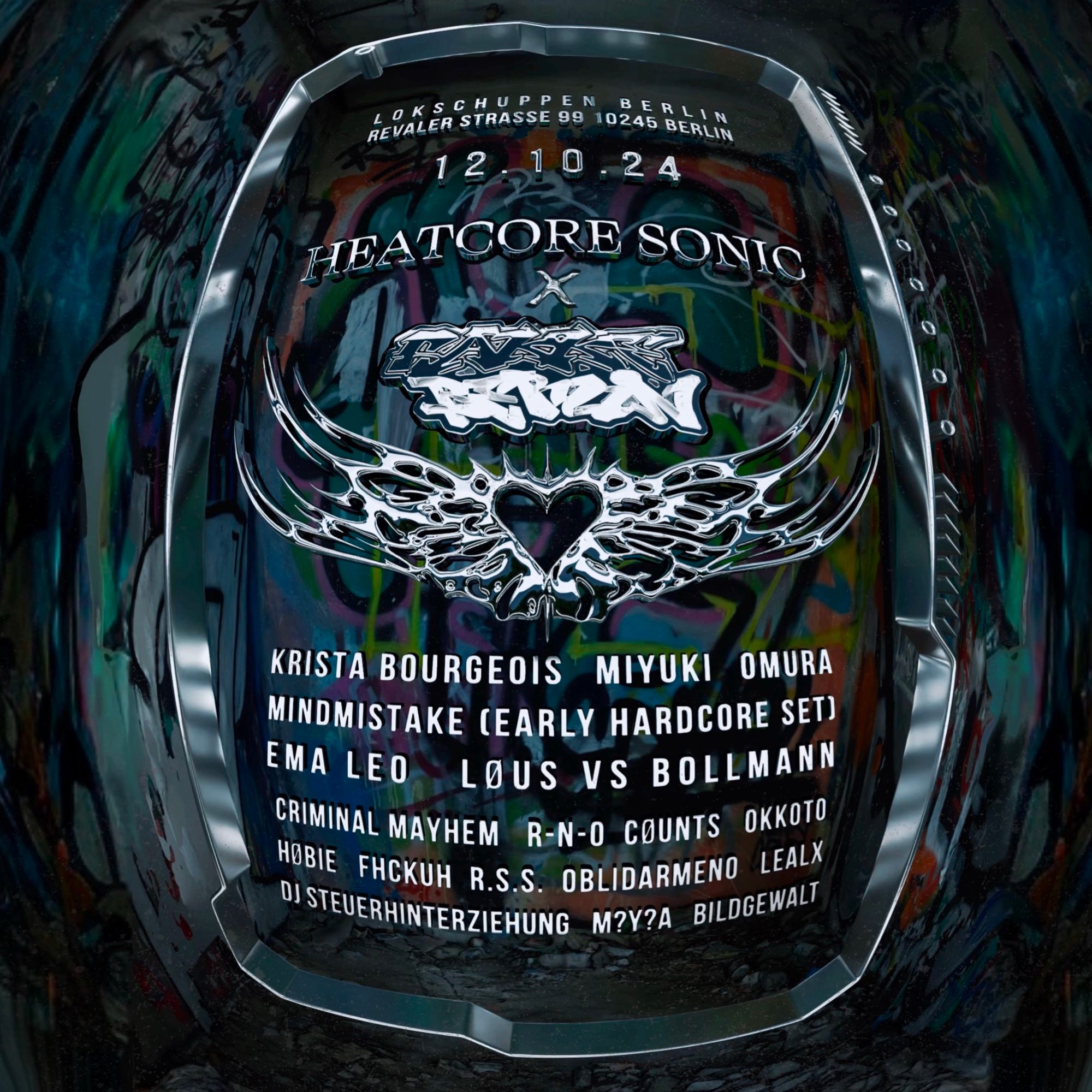 Hakke Berlin x Heatcore Sonic flyer