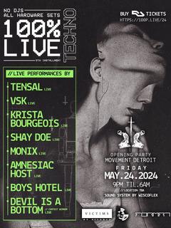 100% Live, Detroit flyer