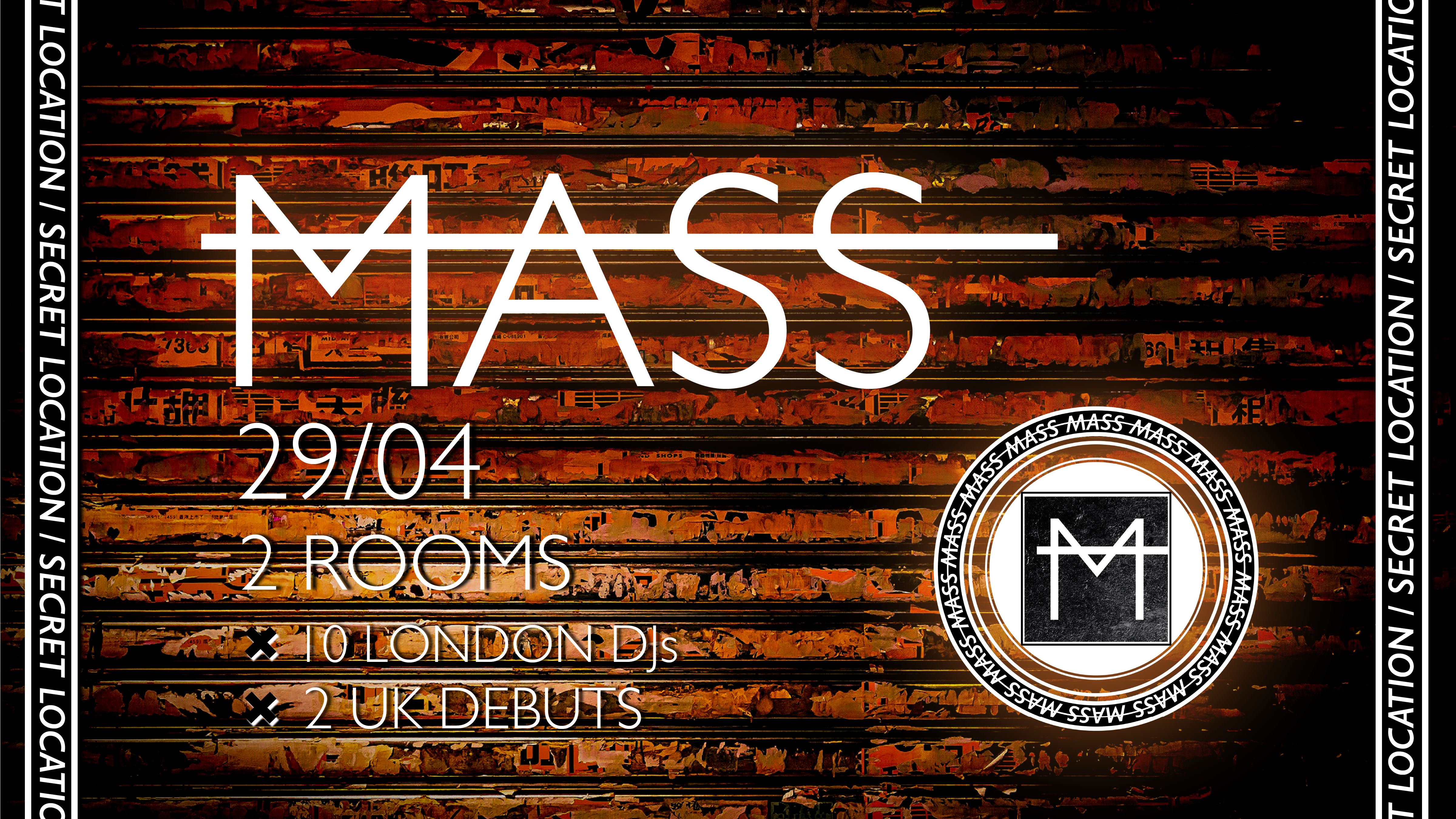MASS: Secret Location (2 Rooms) flyer