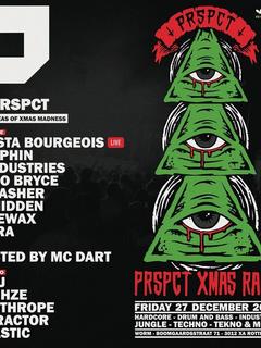 PRSPCT X-Mas Rave flyer