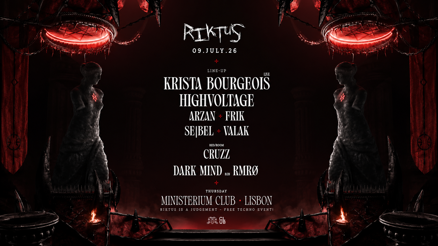 Riktus 4th Anniversary  flyer