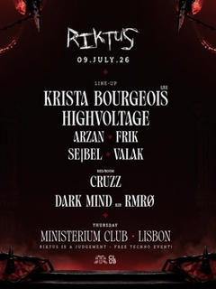 Riktus 4th Anniversary flyer