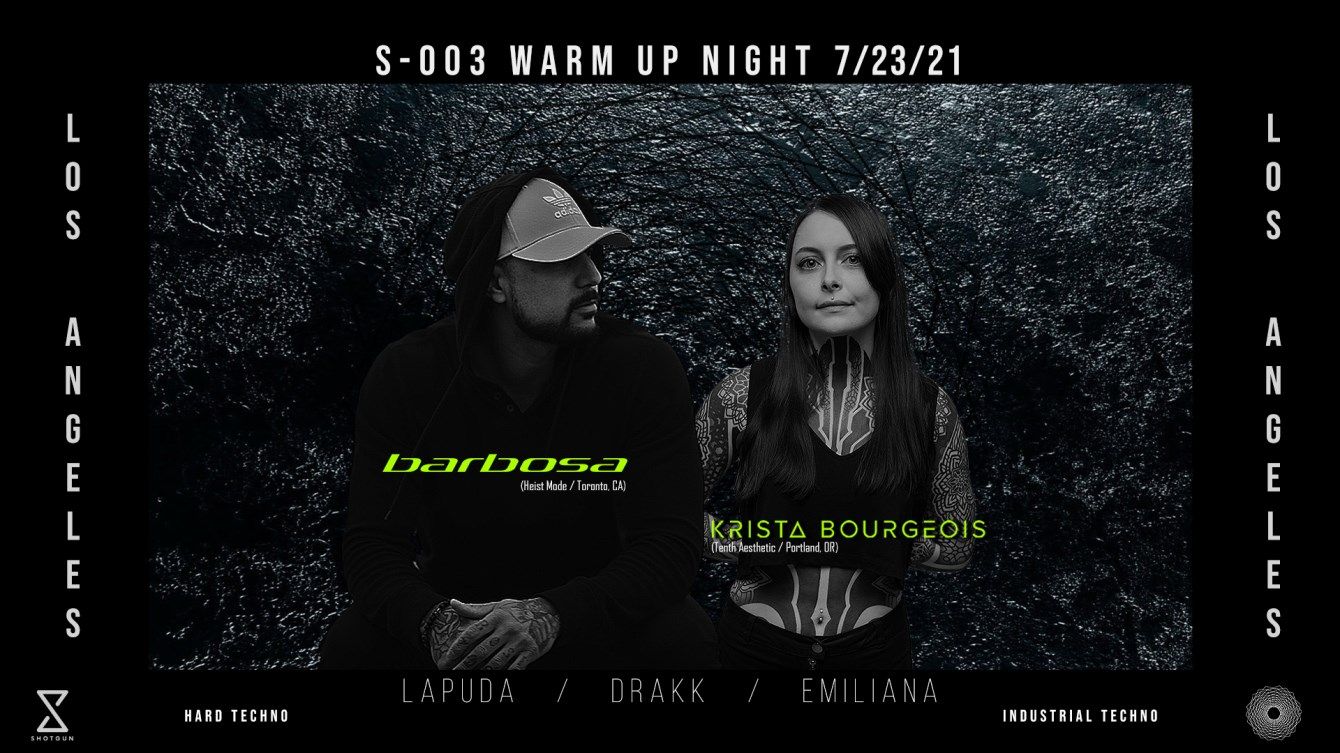 S-003 Warm Up Night flyer