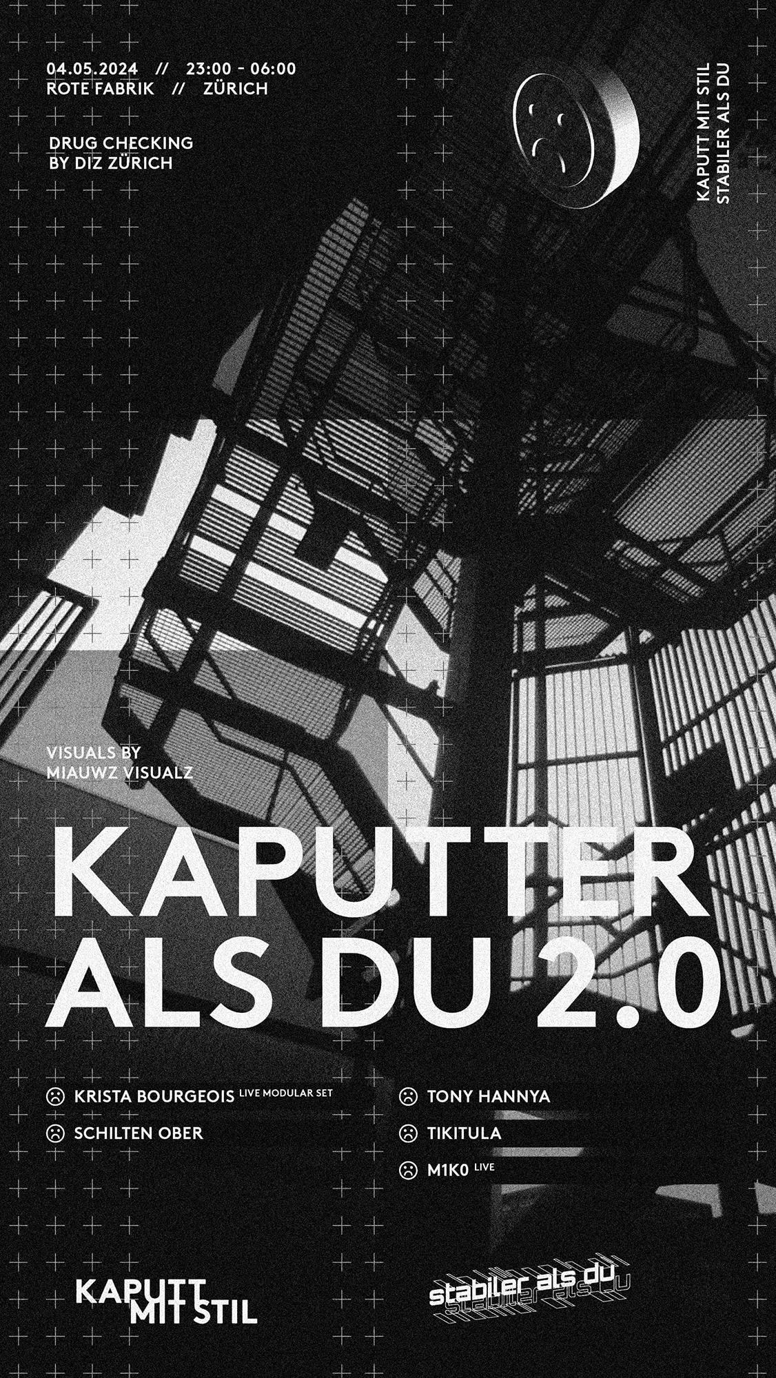 Stabiler Als Du x Kaputt mit Stil flyer