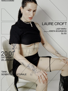 NNNAAAMMM pres. Laure Croft, Krista Bourgeois flyer