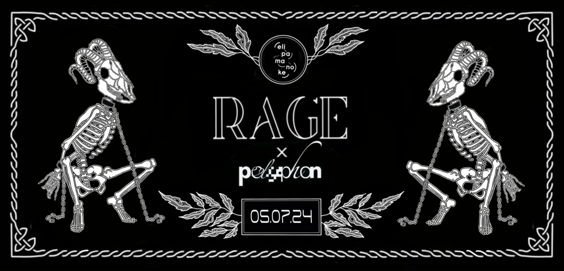 RAGE x Polyphon flyer