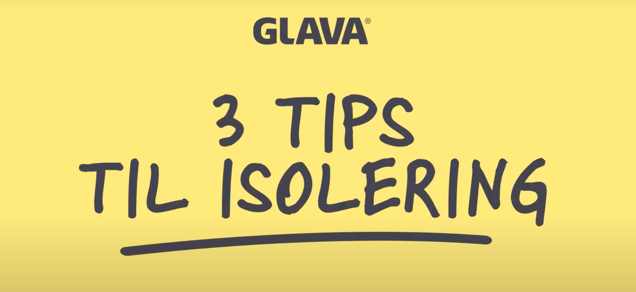 3 tips til isolering