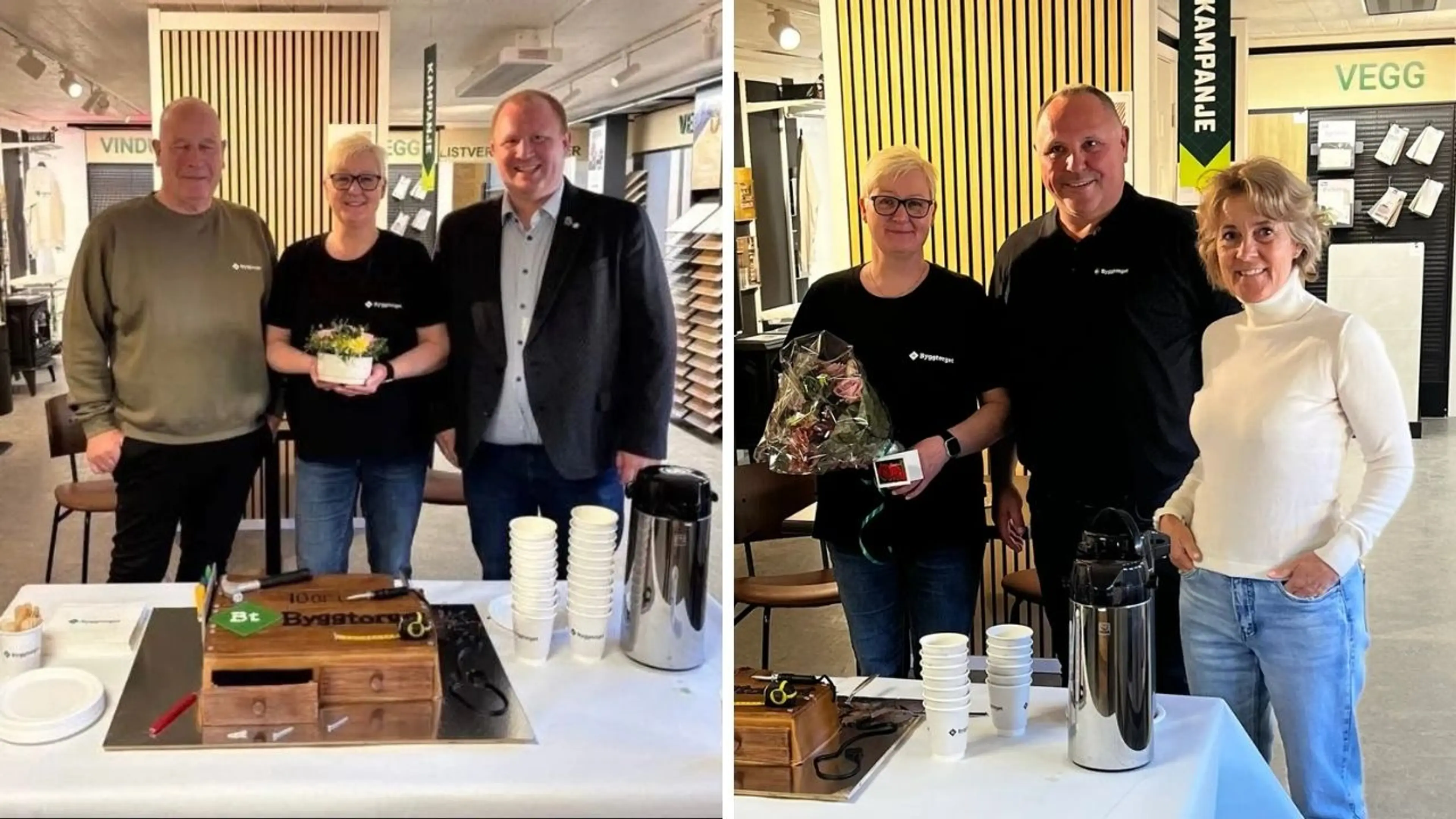 I Vardø markeres det at de har vært en del av Byggtorget i 10 år, med nyoppusset byggevarehus, inspirasjonsforedrag og gode tilbud.