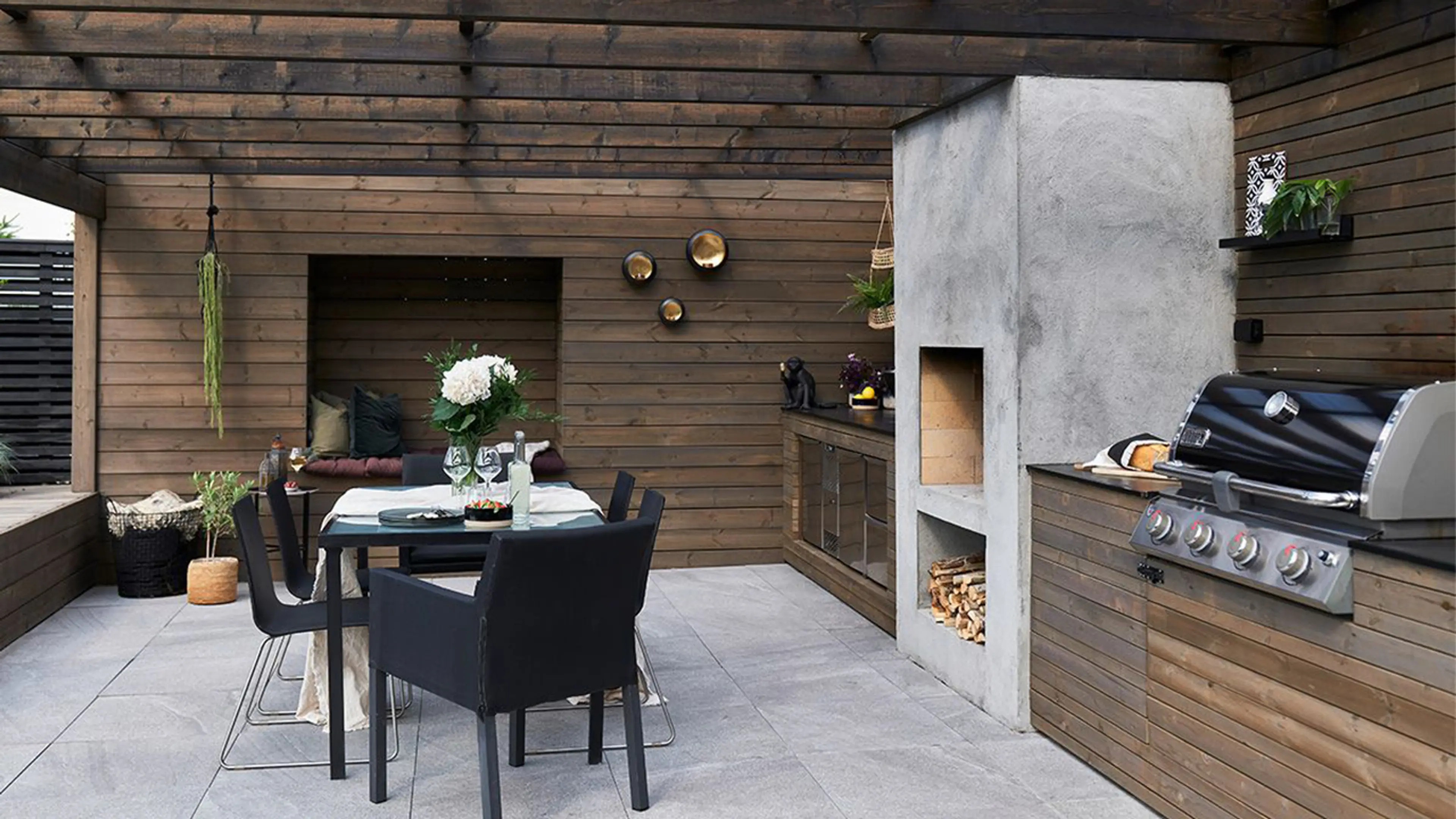 Tak over terrasse som er søknadspliktig.