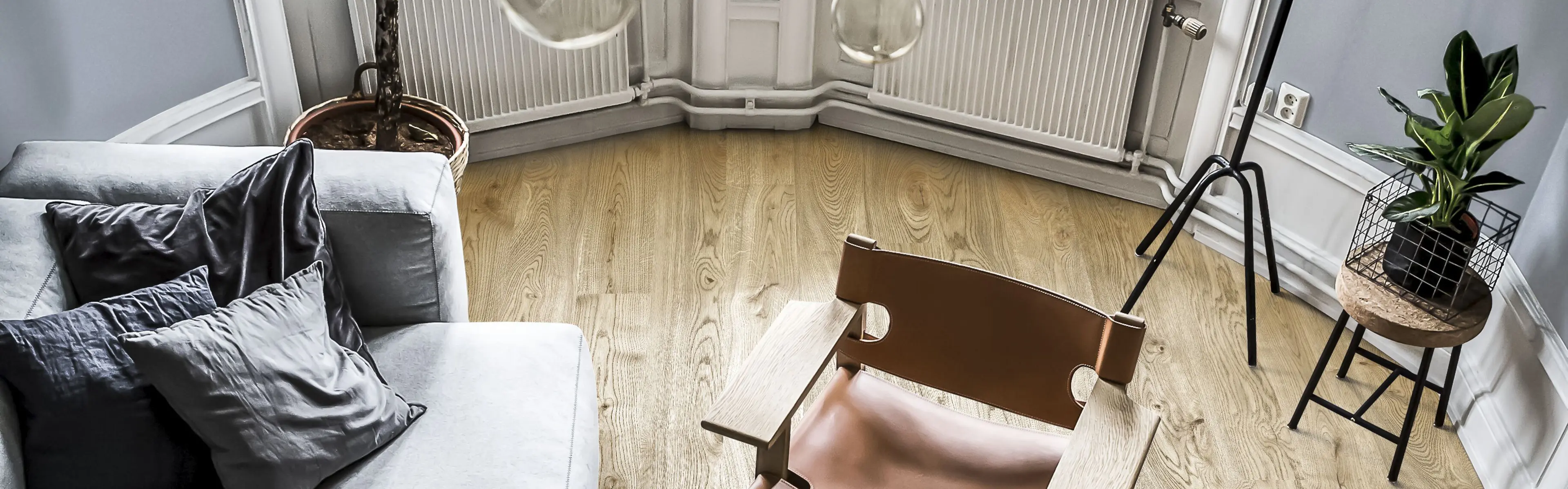 byleilighet med Kährs Aware bio-baserte parkettgulv