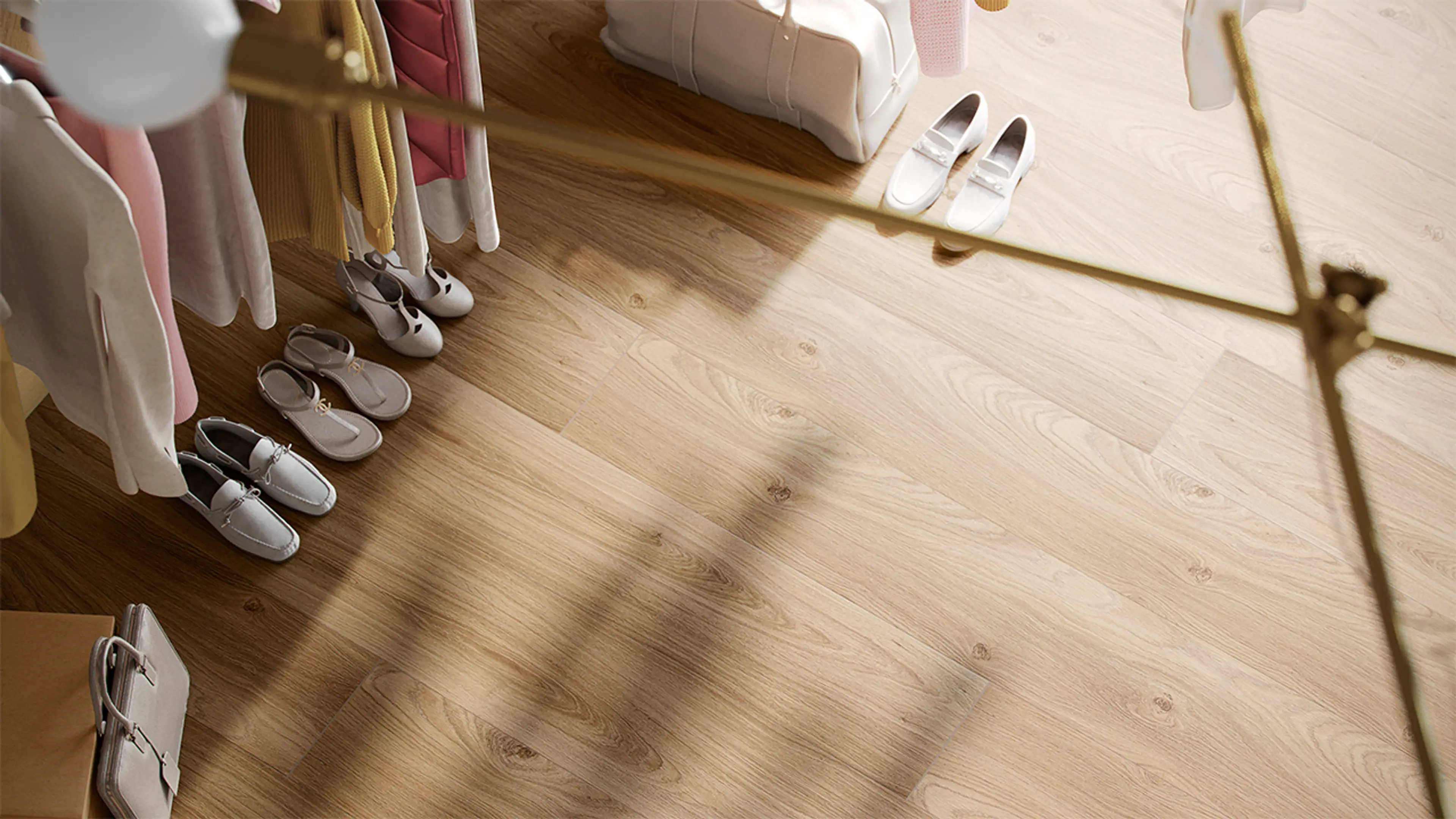 Grand Avenue fra Berry Alloc passer godt i bygg med mye slitasje.