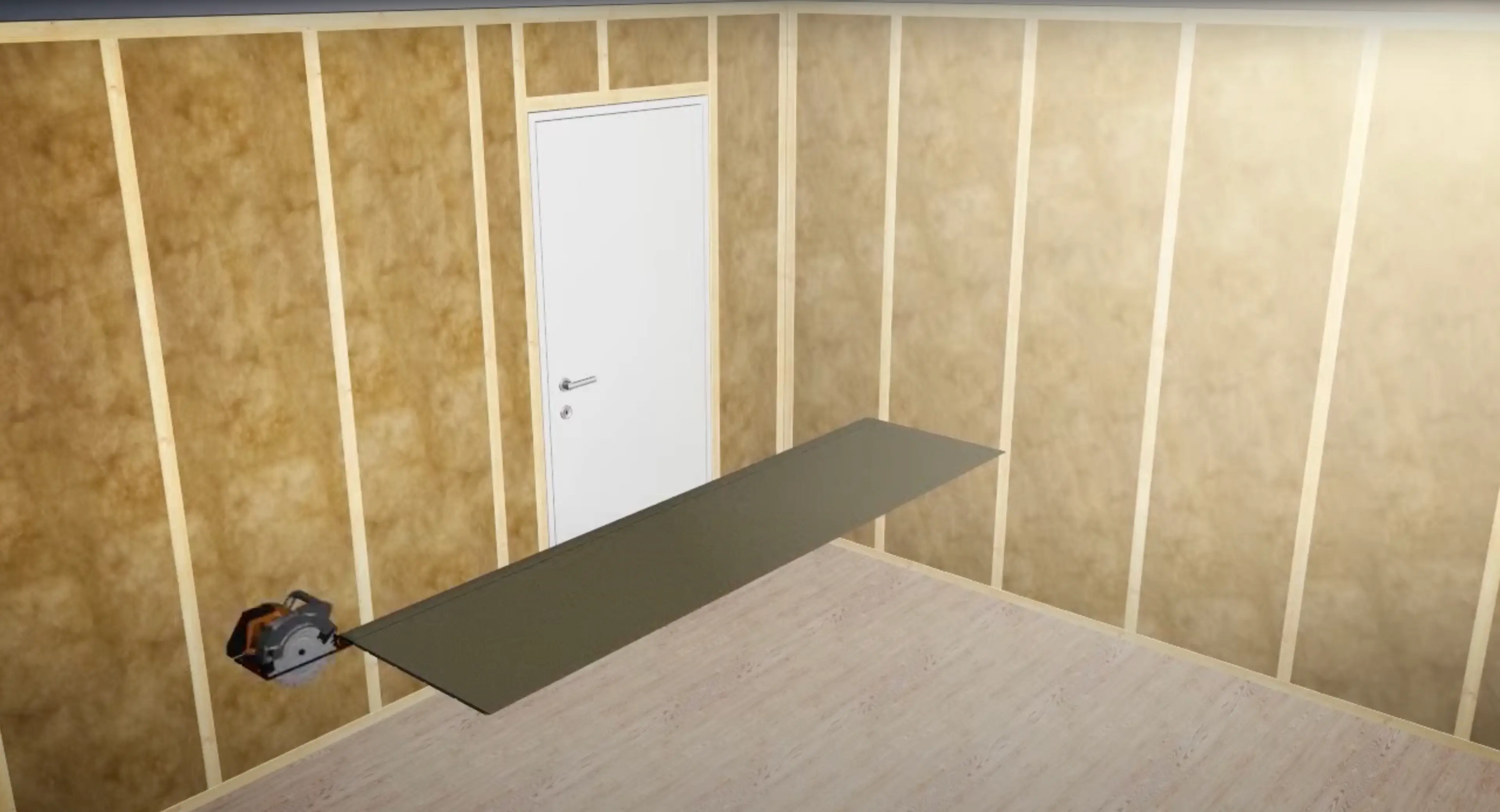 video som viser hvordan montere veggplater