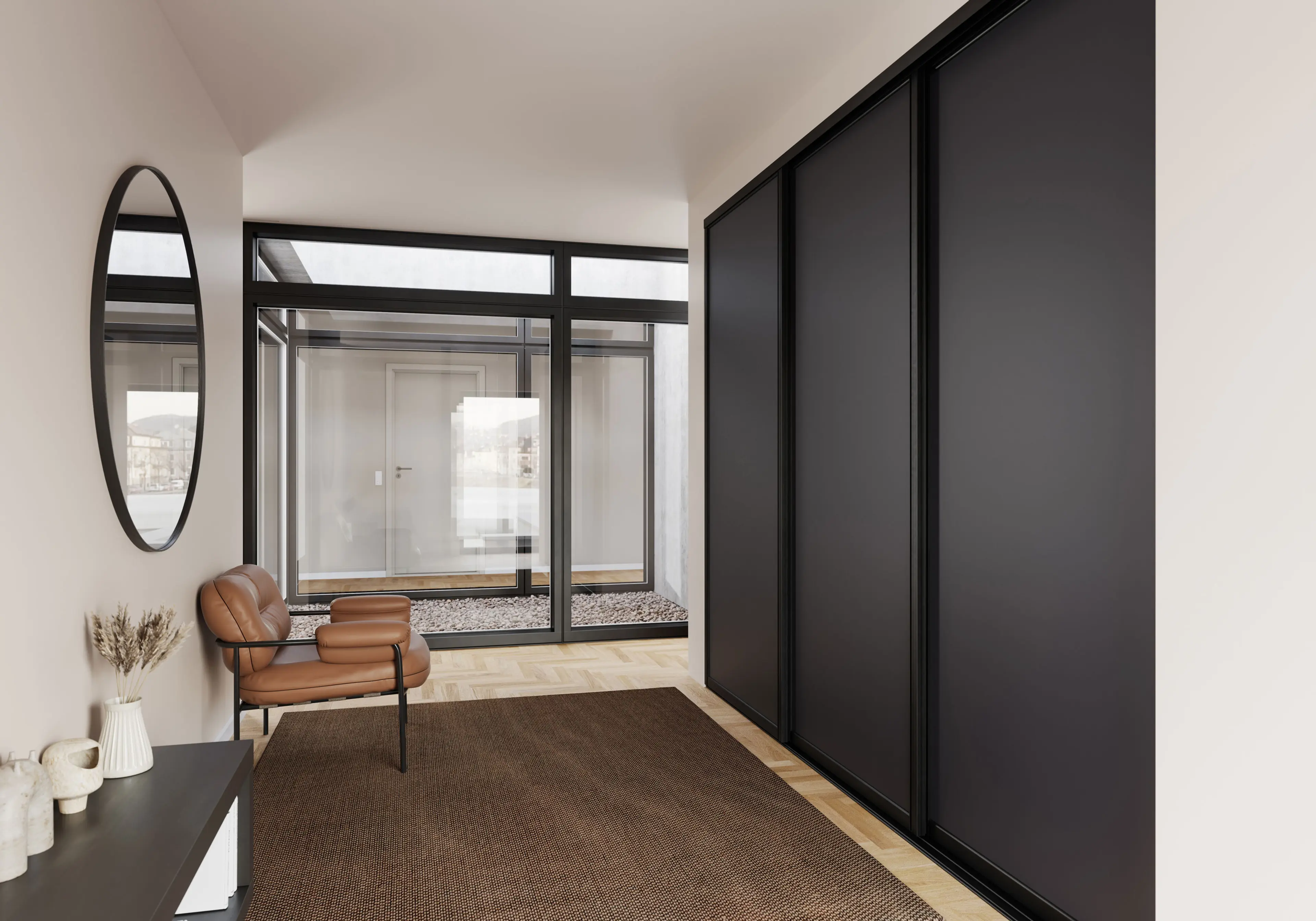 Sort garderobe i gang