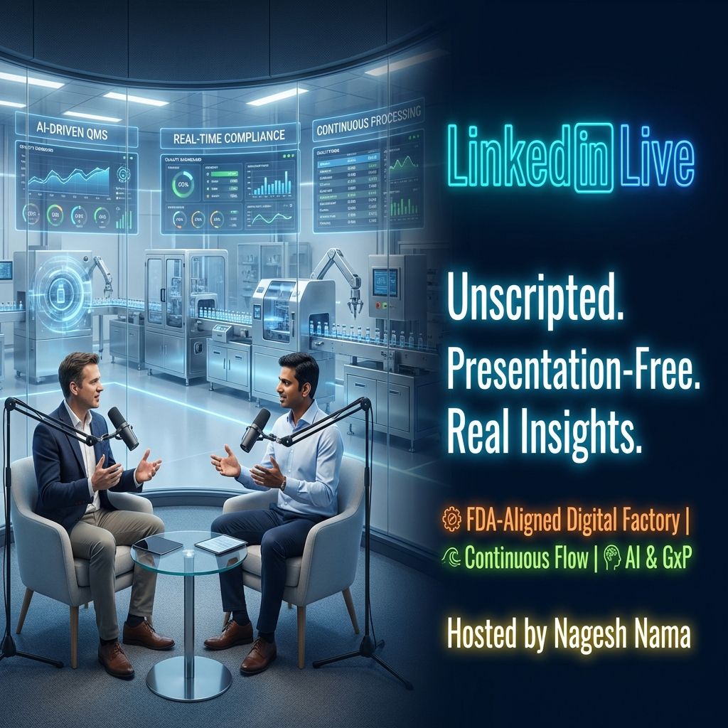 LinkedIn Live: FDA-Aligned Digital Factory and Continuous API Manufacturing
