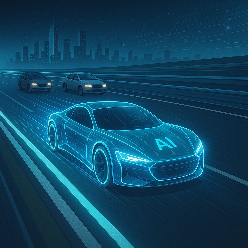 AI-powered car racing ahead to symbolize scalable Pharma 4.0 architecture by xLM