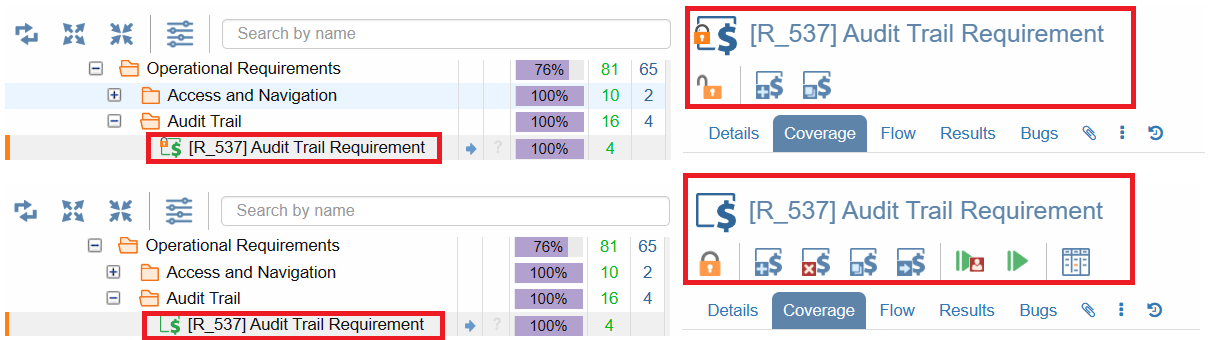 ContinuousALM bug tracking analytics displaying defect status, severity levels, priorities, and issue trends