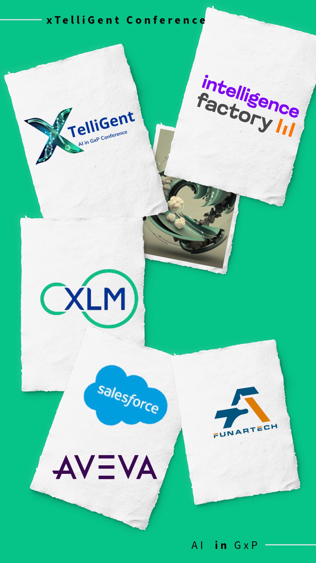 xTelliGent One: AI in GxP 2025 Summit of key partners like Salesforce, AVEVA, Funartech, and others
