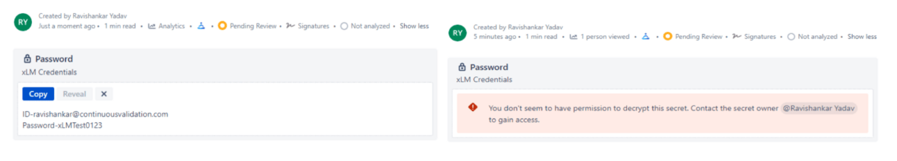 Password card system enabling secure credential sharing with permission-based access controls