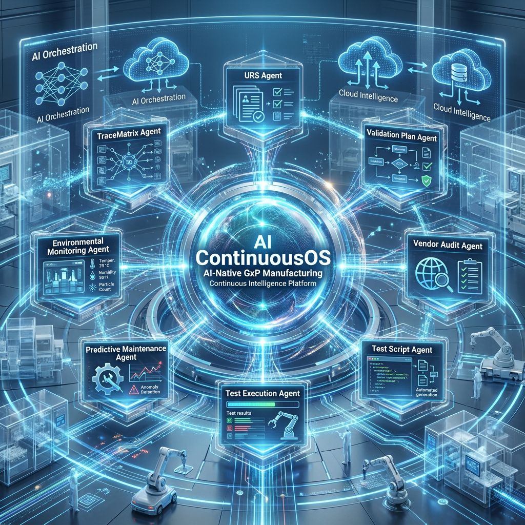 ContinuousOS AI-Native GxP Manufacturing Platform