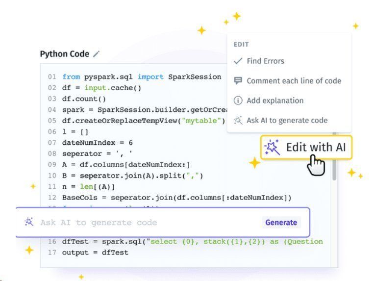 Chat BI tool with AI-assisted coding in SQL, Python, R, and DAX for manufacturing analytics