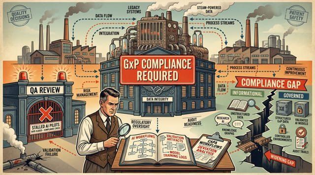 GxP compliance required as AI adoption outpaces validation, governance, and audit readiness