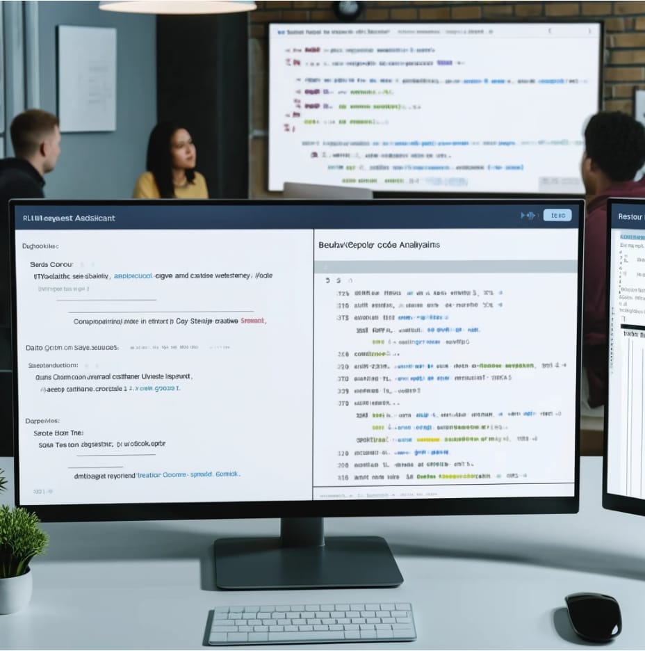 Team collaborates on CodiumAI interface for GxP code reviews, behavior analysis, and intelligent feedback