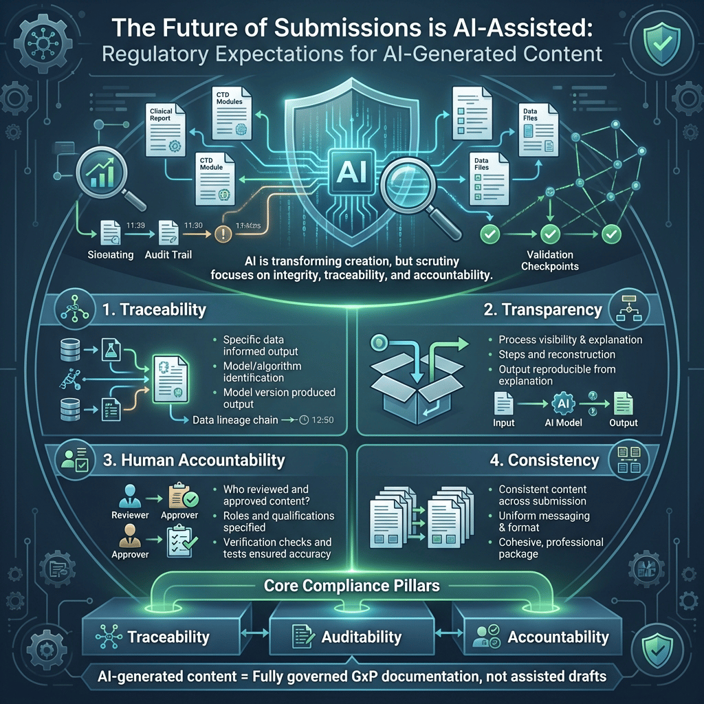 AI Governance in GxP: Regulatory Expectations for AI-Generated Content