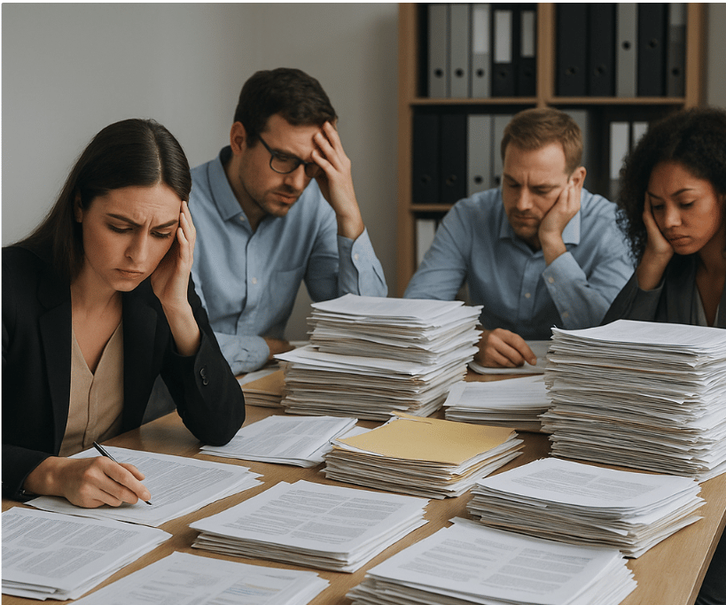 Team burdened by manual software validation and paperwork bottlenecks in GxP environments