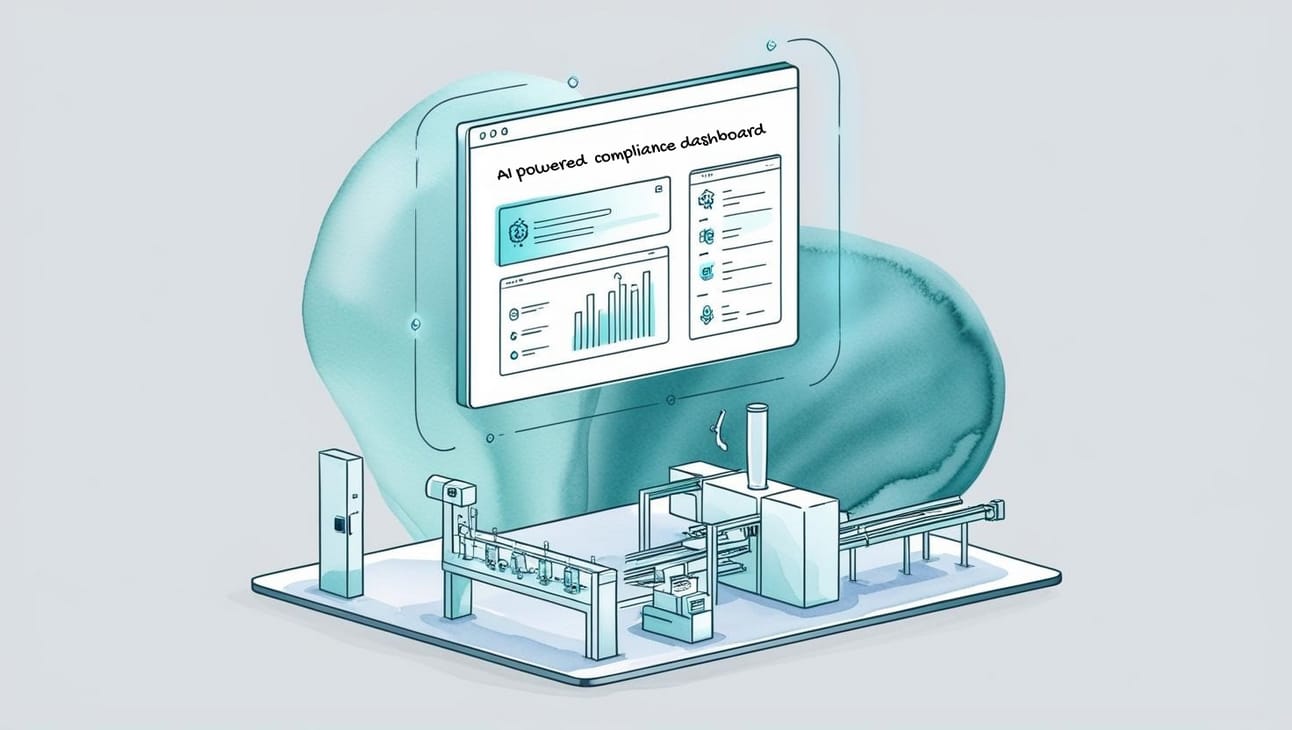 AI-powered GxP compliance dashboard automating real-time pharma manufacturing operations