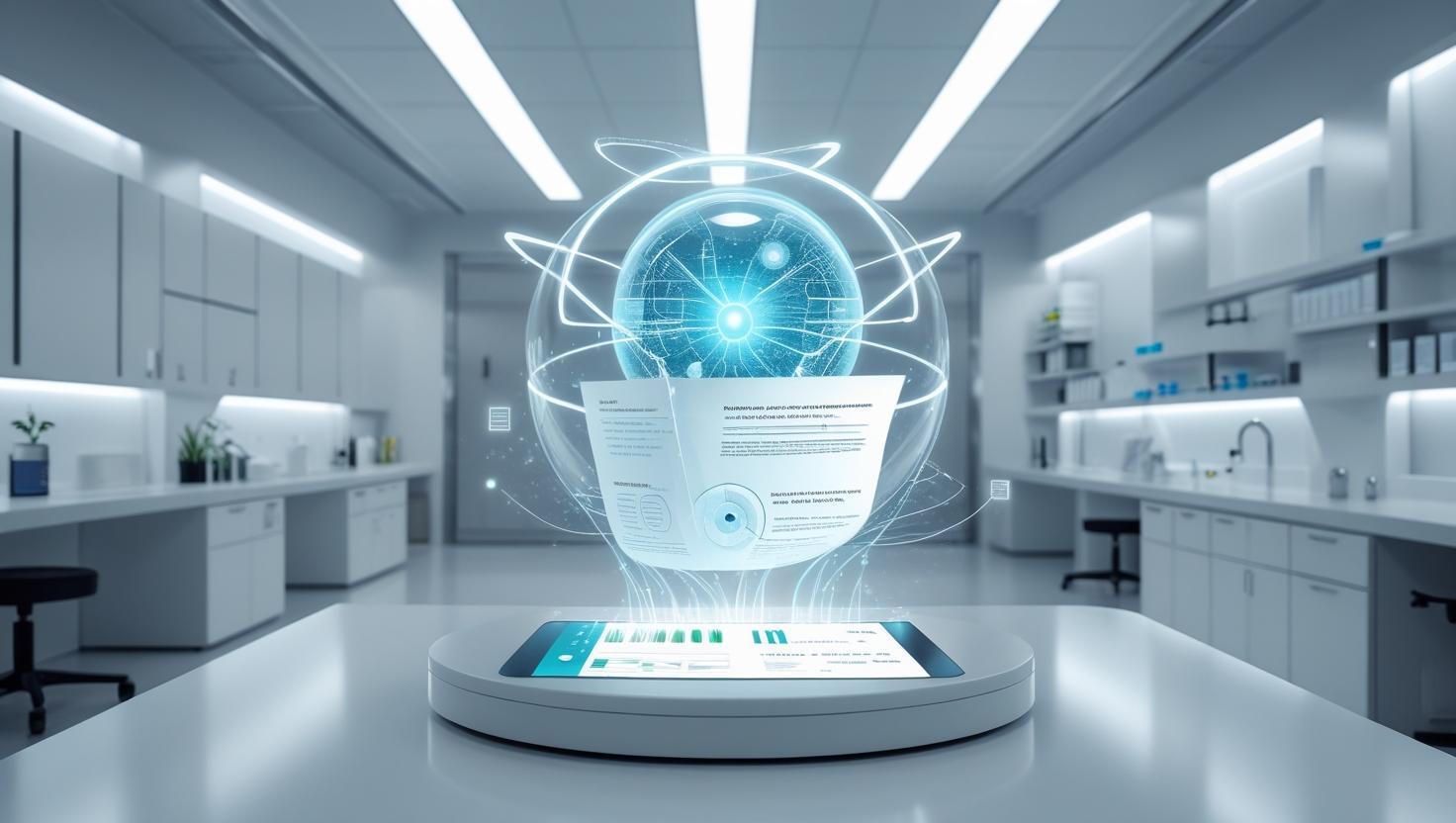 AI documentation agent automatically generates GxP-compliant URS, test scripts, and trace matrices in a lab.