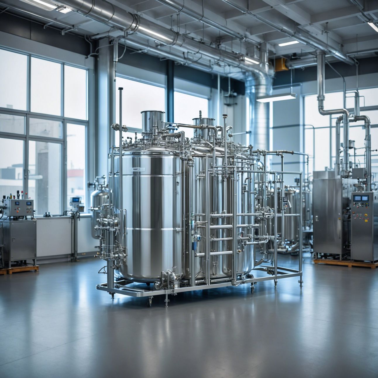 Industrial tanks in a smart pharma plant enabled by AI-based predictive maintenance and monitoring