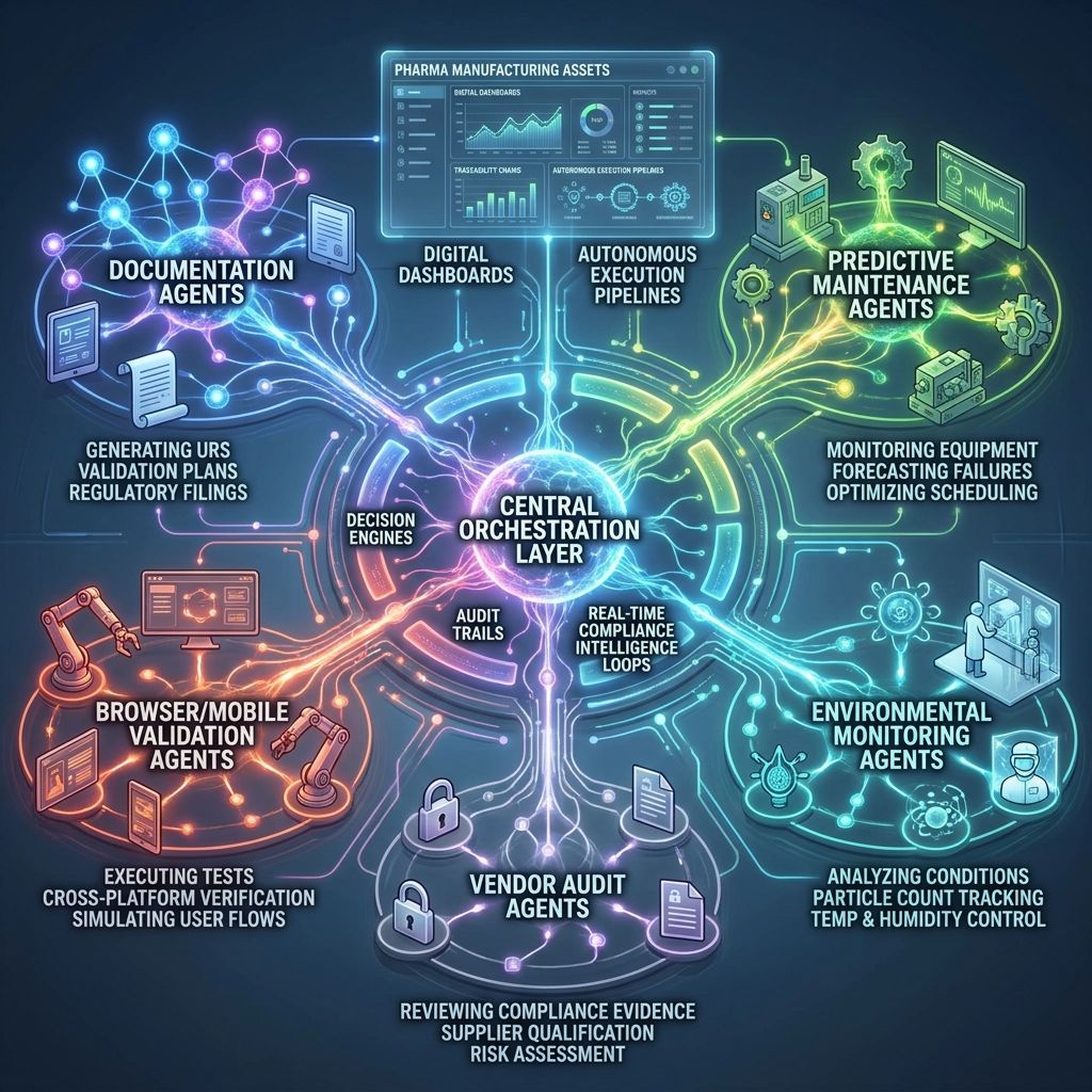 ContinuousOS AI Agents for Autonomous GxP Manufacturing