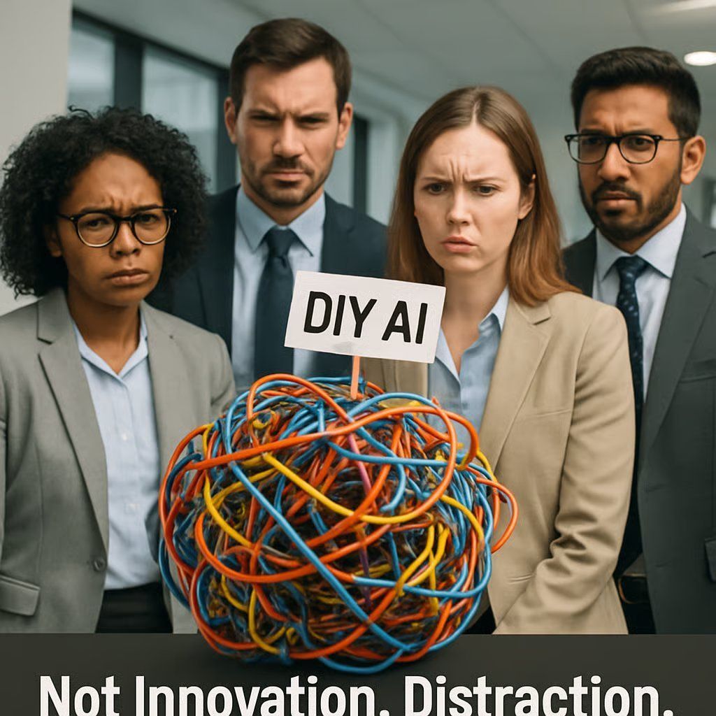AI DIY: Not innovation, Distraction.