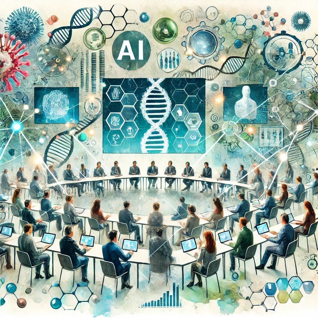 xTelliGent One 2025 summit with experts discussing AI, biotech, DNA, and GxP innovation at roundtable