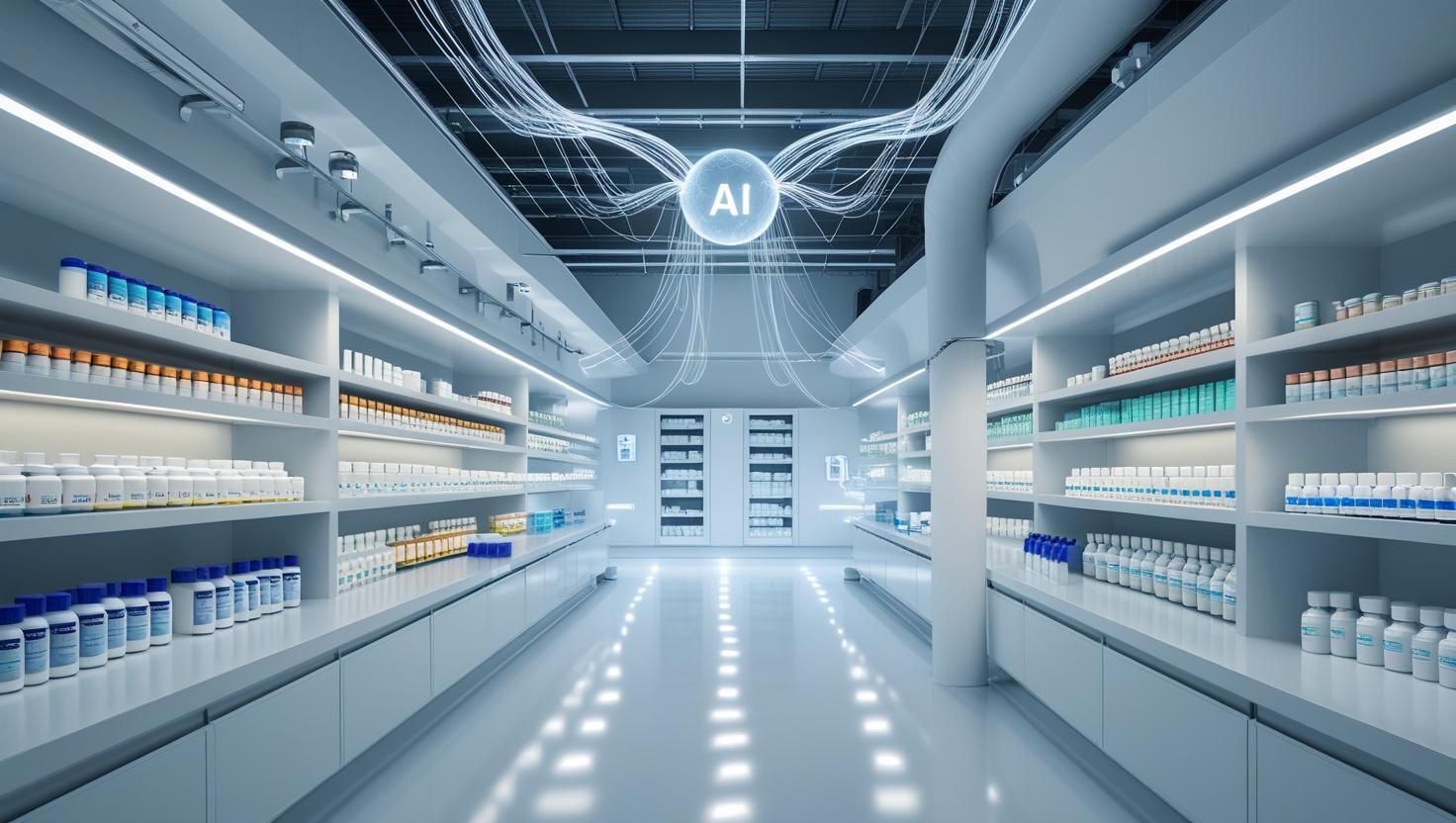AI monitoring agents track temperature, humidity, and pressure to ensure continuous GxP compliance.