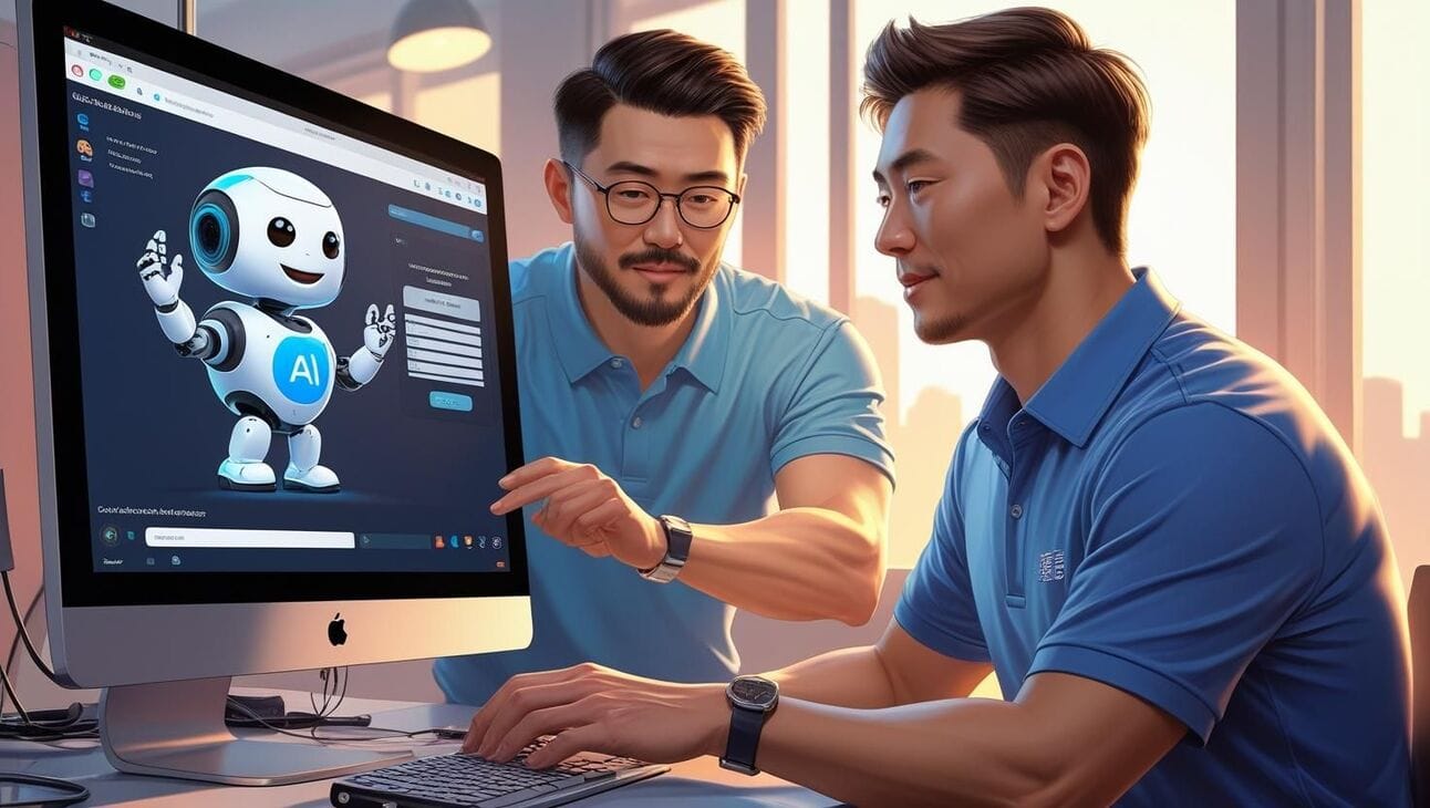 Professionals using AI chatbot to automate deviation reporting on desktop interface