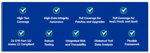 Checklist of Continuous Validation benefits for GxP compliance under AI-driven governance