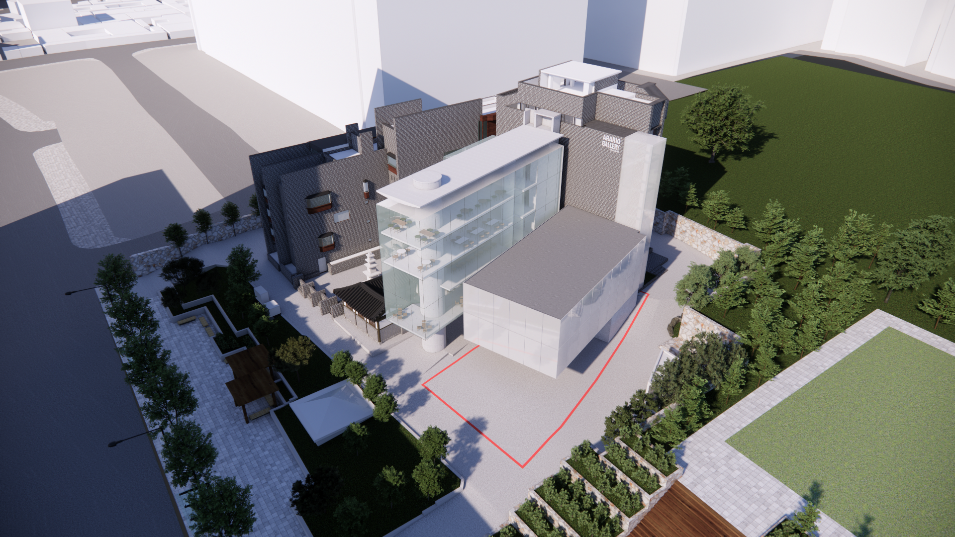 ARARIO Gallery _ Former Building of Space Group Complex