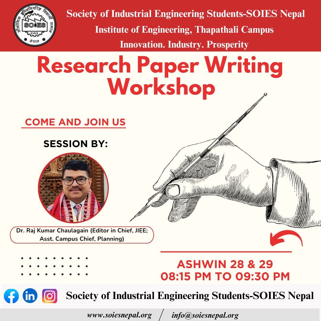 Research Paper Writing Workshop - 1