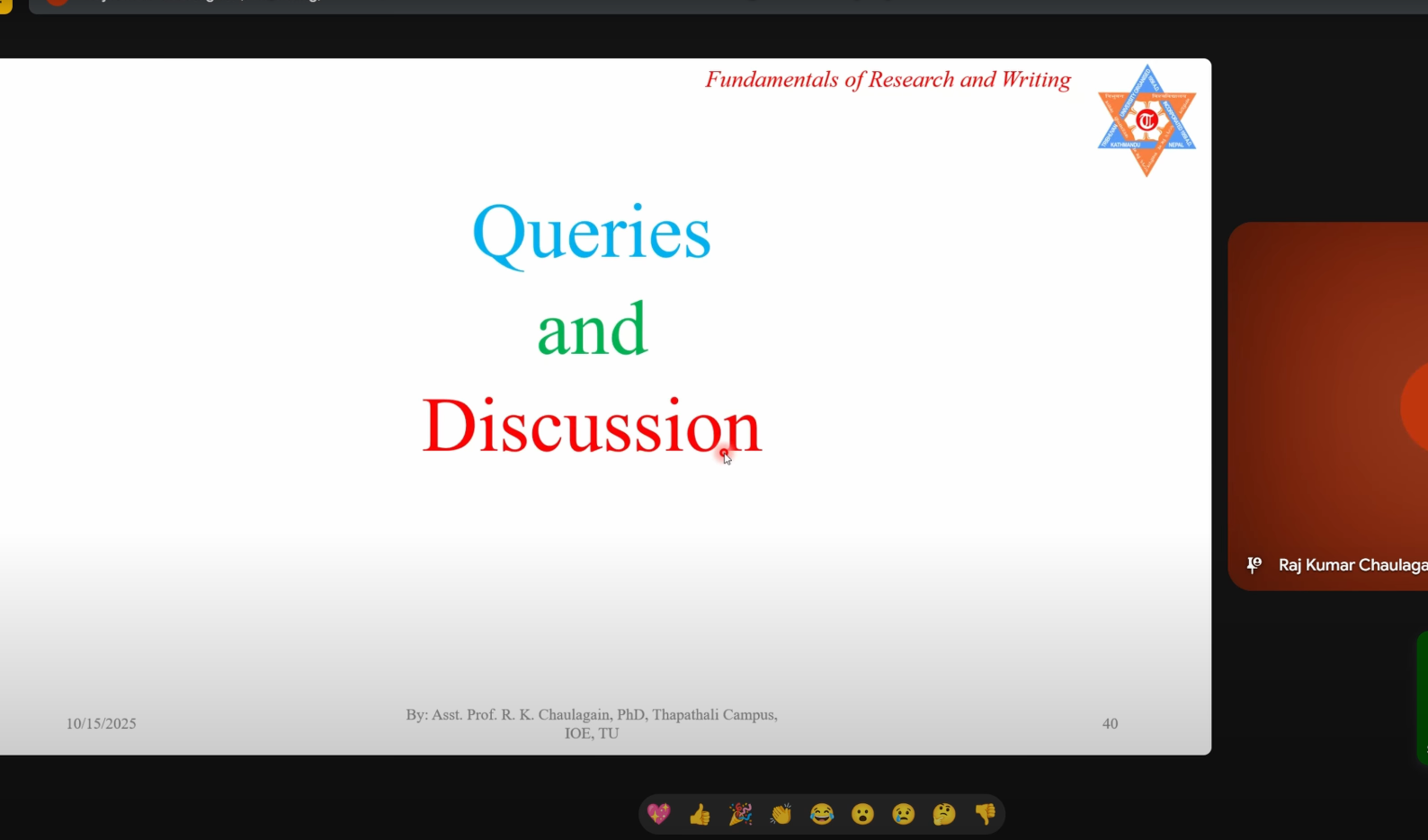 Research Paper Writing Workshop - 4