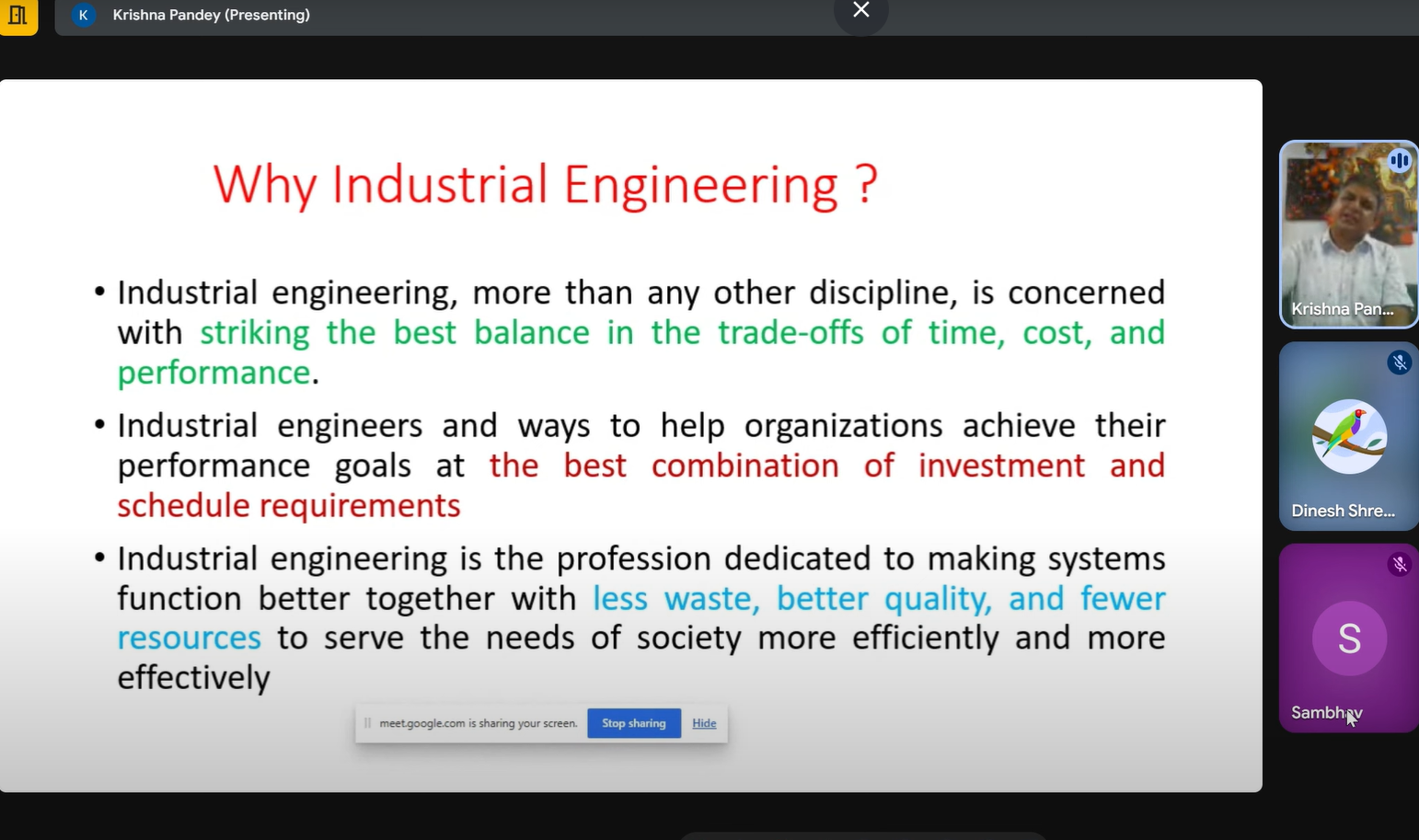 Online Orientation Program about IE - 1