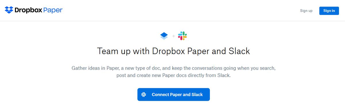 Dropbox Paper