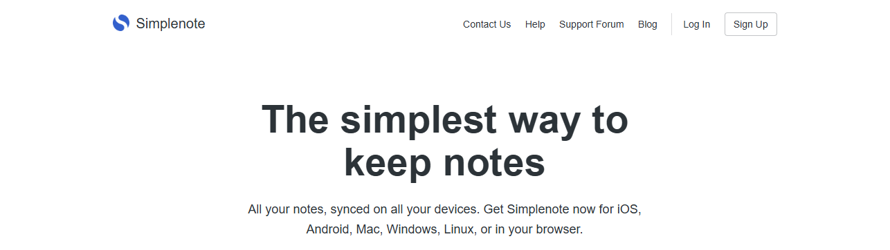 SimpleNote