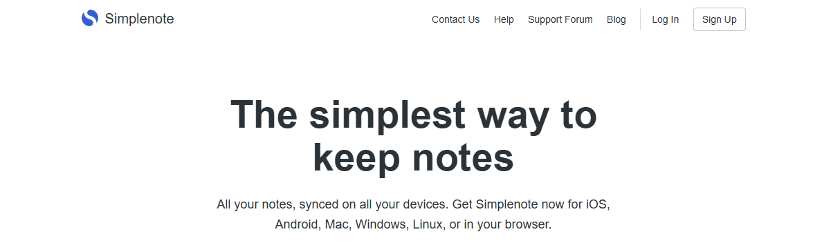 SimpleNote