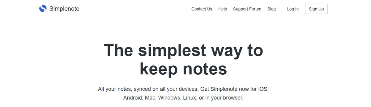 SimpleNote