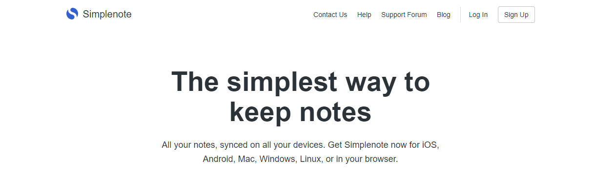 SimpleNote