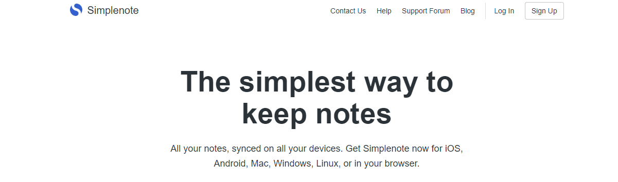 SimpleNote