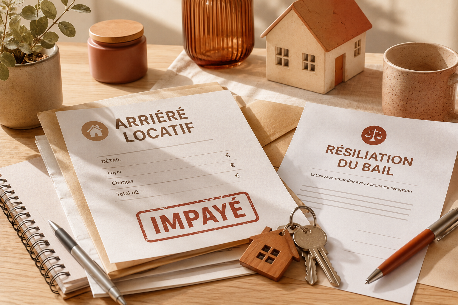 Arriéré locatif Résiliation bail expulsion